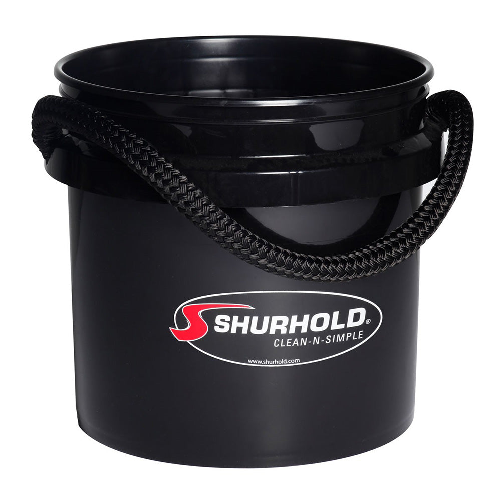 Shurhold's World's Best Rope Handle Bucket - 3.5 Gallon, White