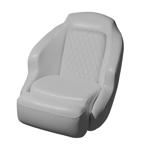 Springfield Marine Kingpin Swivel Boat Seat Mount with Spring for Boat Seat  - 7 x 7