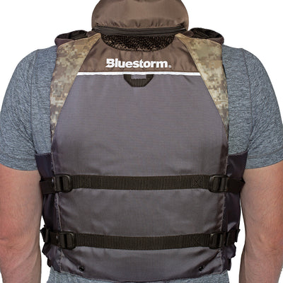 Bluestorm Classic Adult Fishing Life Jacket - Legendary Driftwood - L/XL [BS-70B-TPE-L/XL]