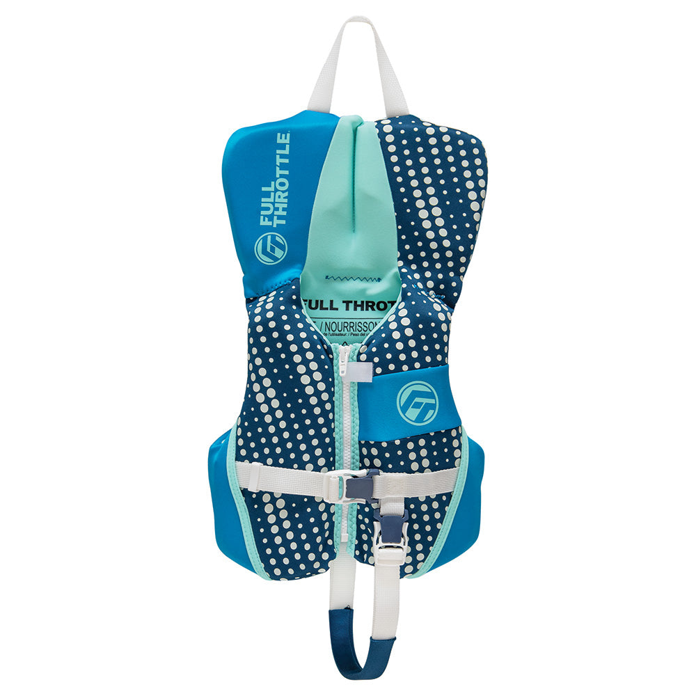 Full Throttle Infant Rapid-Dry Flex-Back Life Jacket - Aqua [142200-505-000-25]