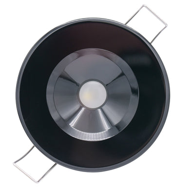 Lumitec Illusion Flush Mount LED Down Light - White - Non-Dimming - Black Housing [117153]