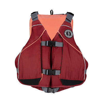 Mustang Women's Moxie Foam Life Vest - M/L - Merlot/Coral [MV807502-857-M/L]