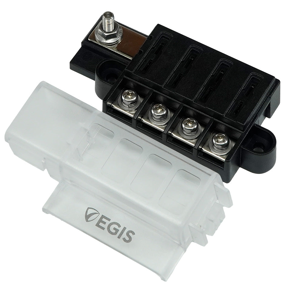 Egis RT Fuse Block - 4 Circuit w/Cover [8045]