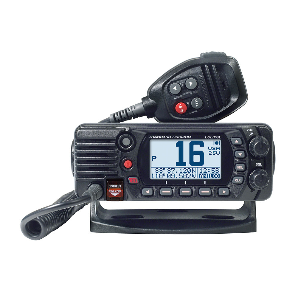 Standard Horizon GX1410GB Eclipse Series 25W Fixed Mount VHF/GPS - Black [GX1410GB]