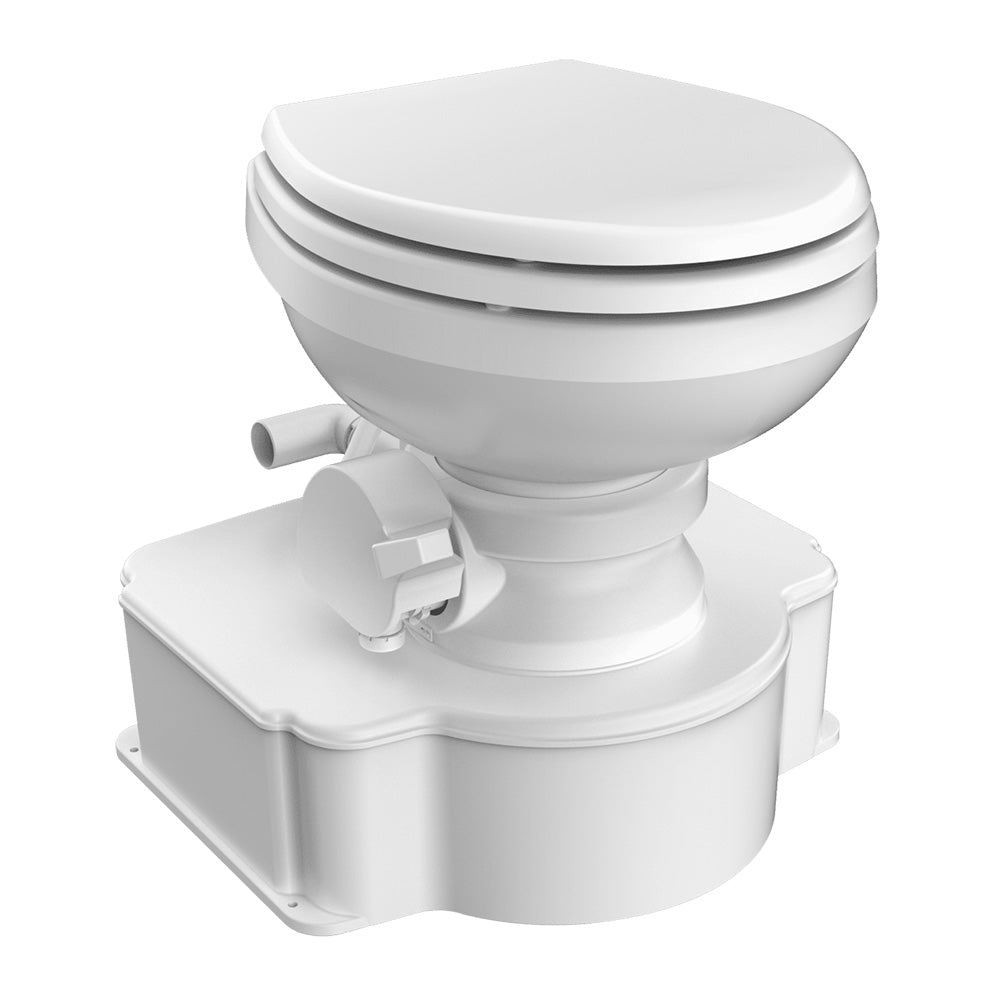 Dometic White M65 Marine Gravity Toilet - Elongated Seat Size w/Foot Pedal [312500001]