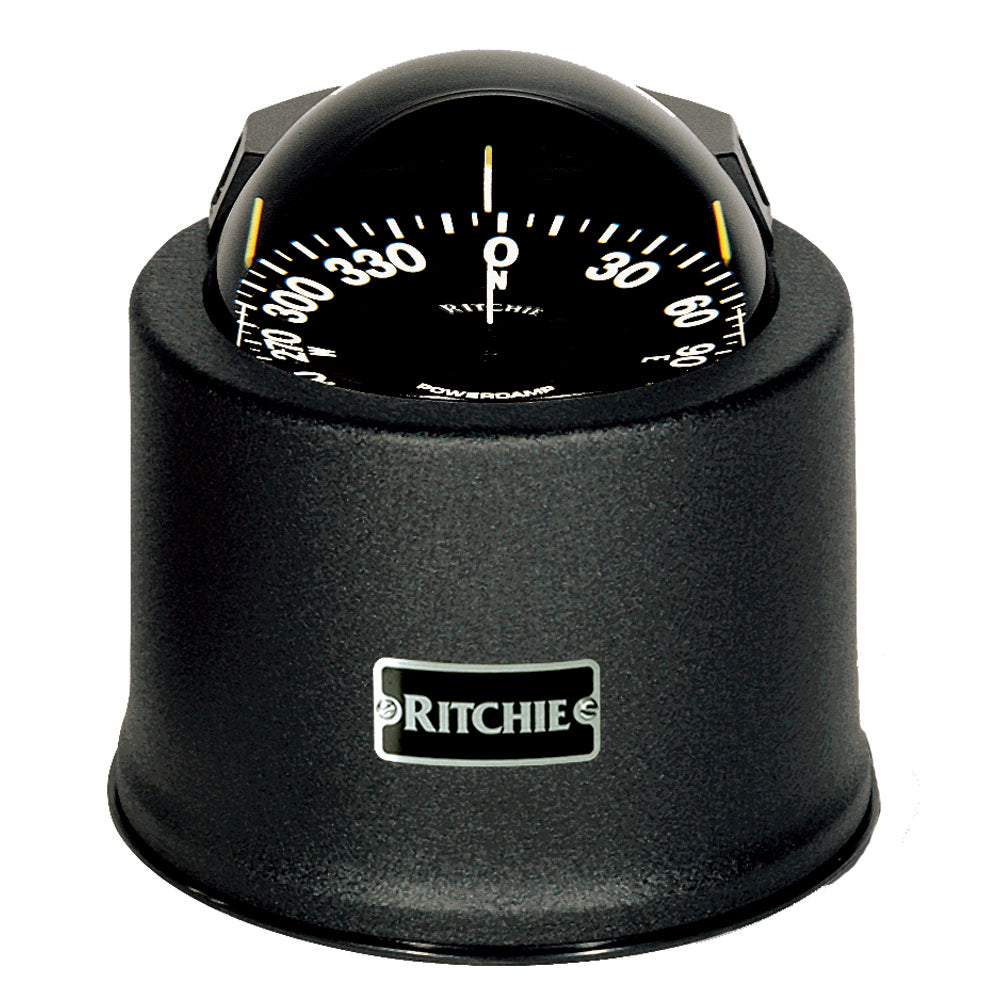 Ritchie SP-5-B GlobeMaster Compass - Pedestal Mount - Black - 5 Degree Card 12V [SP-5-B] - Themarineking