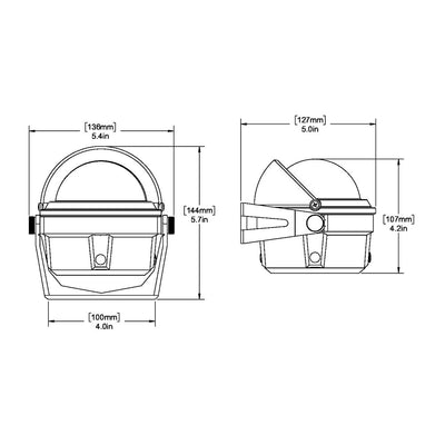 Ritchie B-80 Voyager Compass - Bracket Mount - Black [B-80] - Themarineking