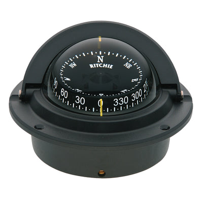 Ritchie F-83 Voyager Compass - Flush Mount - Black [F-83] - Themarineking