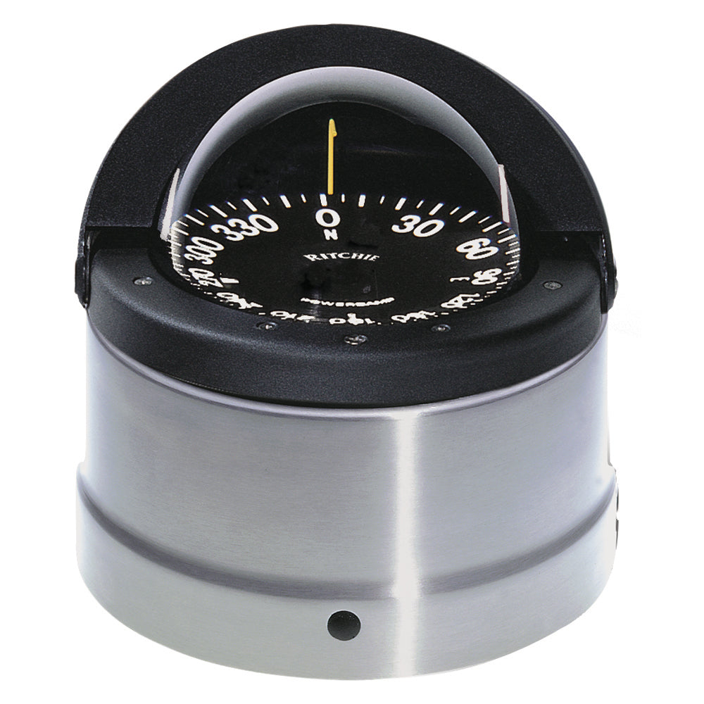 Ritchie DNP-200 Navigator Compass - Binnacle Mount - Polished Stainless Steel/Black [DNP-200] - Themarineking