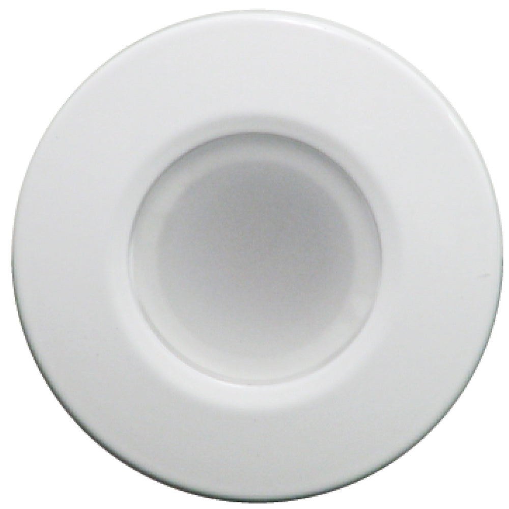 Lumitec Orbit - Flush Mount Down Light - White Finish - 2-Color Blue/White Dimming [112521]