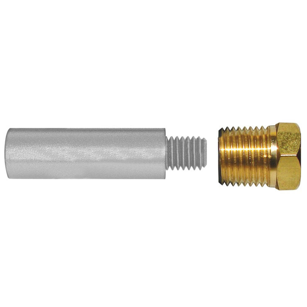 Tecnoseal E4 Pencil Zinc w/Brass Cap [TEC-E4-C]