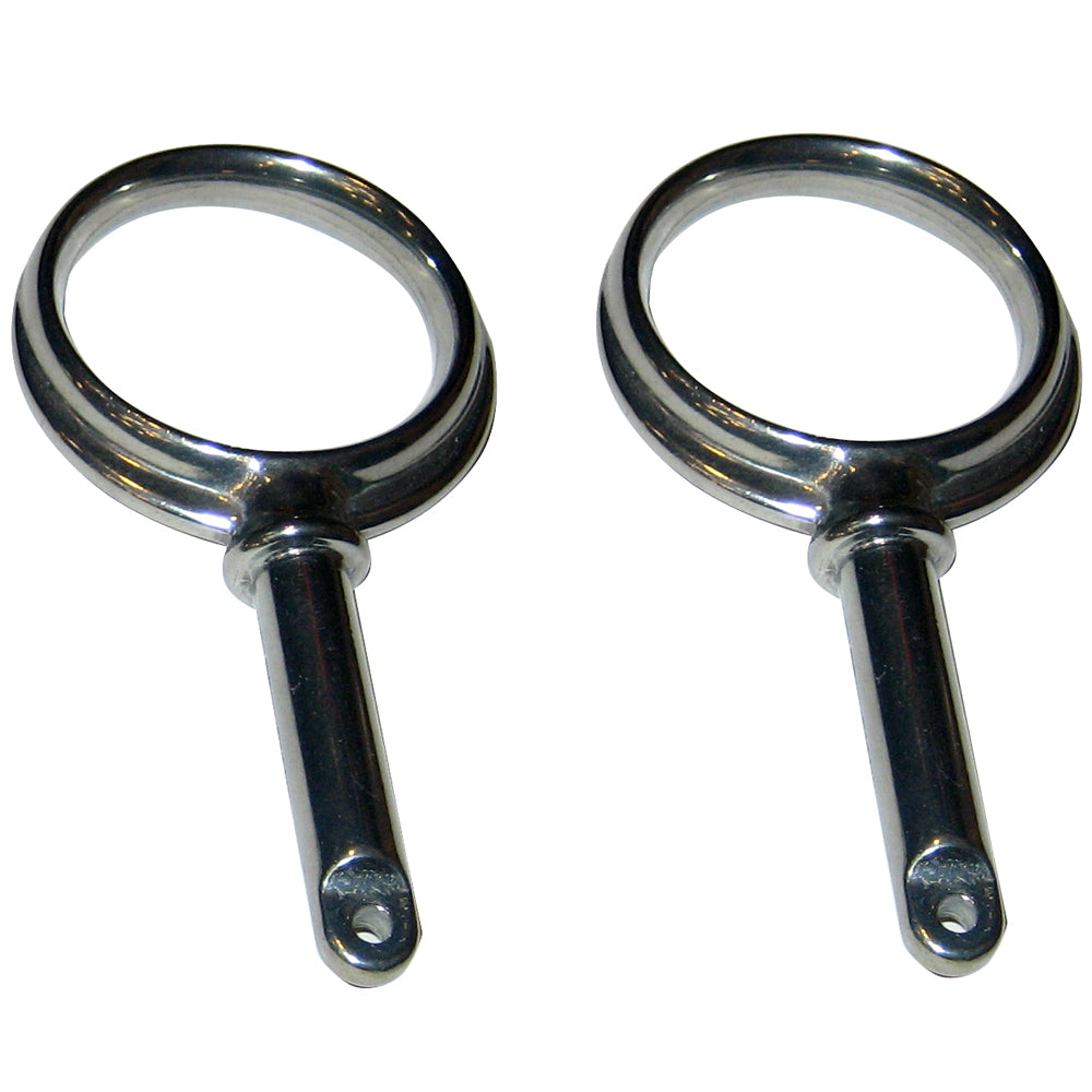 Perko Round Type Rowlock Horns - Plain Zinc [1267DP0ZNC]