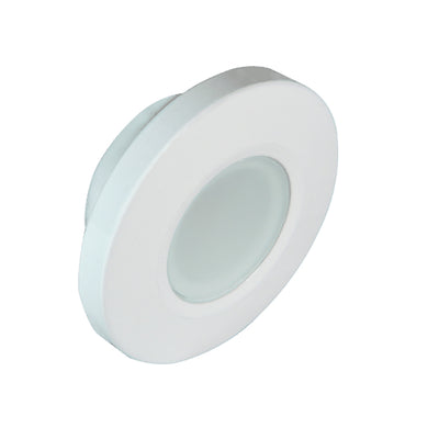 Lumitec Orbit Flush Mount Down Light - Blue Non-Dimming, Red Non-Dimming  White Dimming w/White Housing [112528]