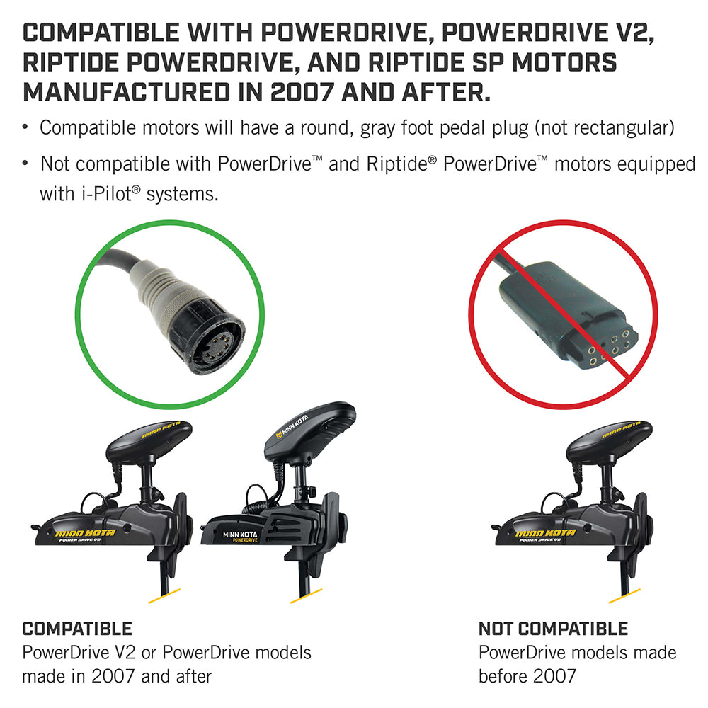 Minn Kota PowerDrive Foot Pedal - ACC Corded [1866070] - Themarineking