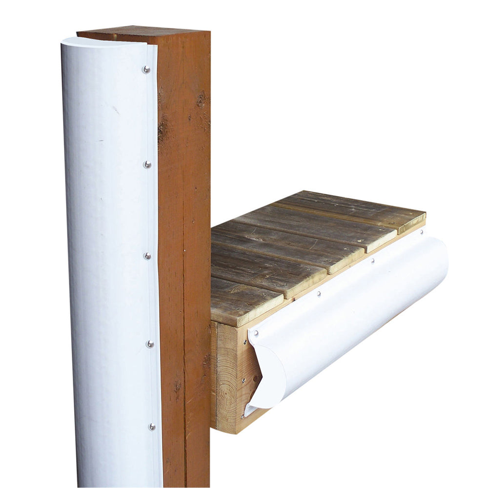 Dock Edge Piling Bumper - One End Capped - 6' - Beige
