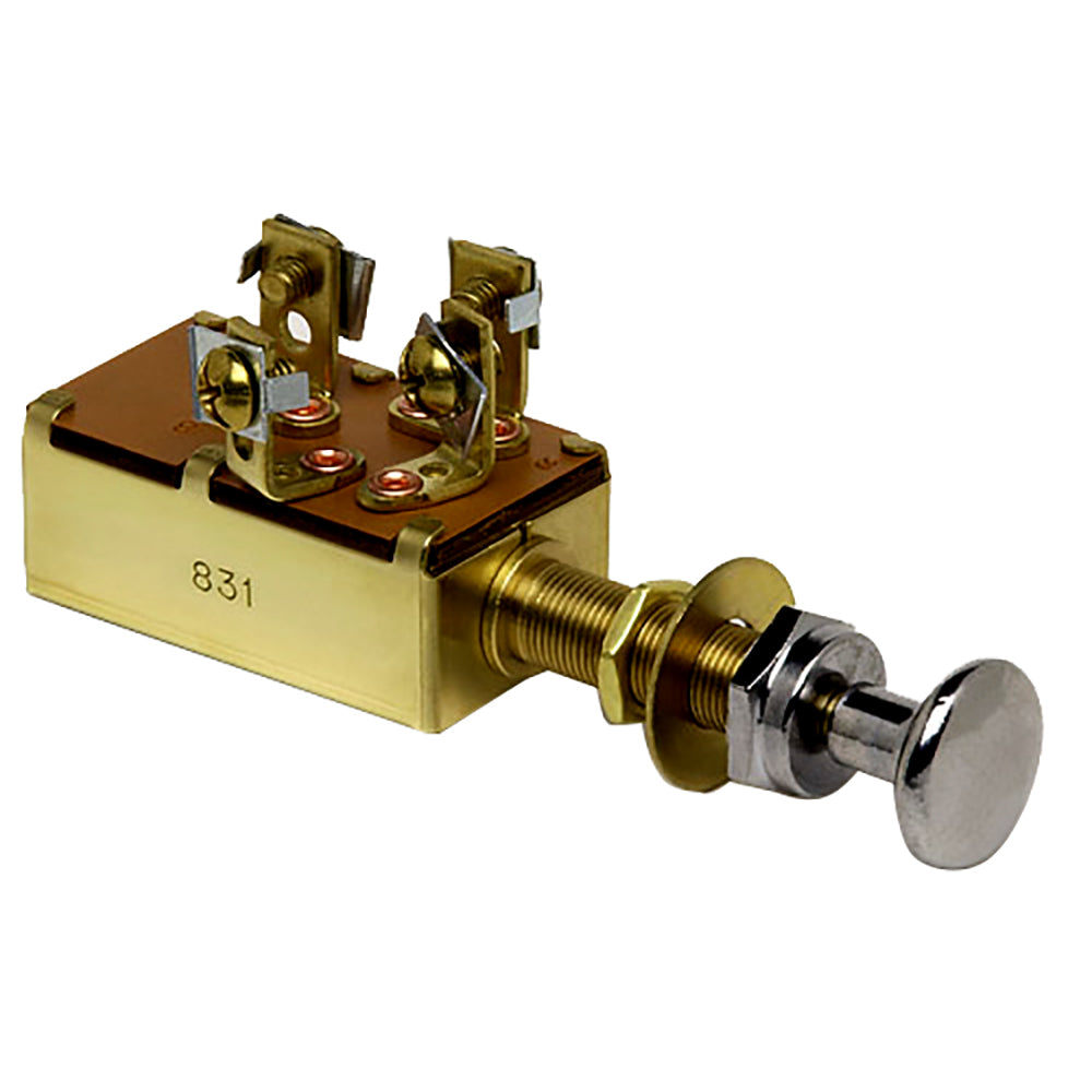 Cole Hersee Push Pull Switch SPDT Off-On1-On2 4 Screw [M-532-BP]