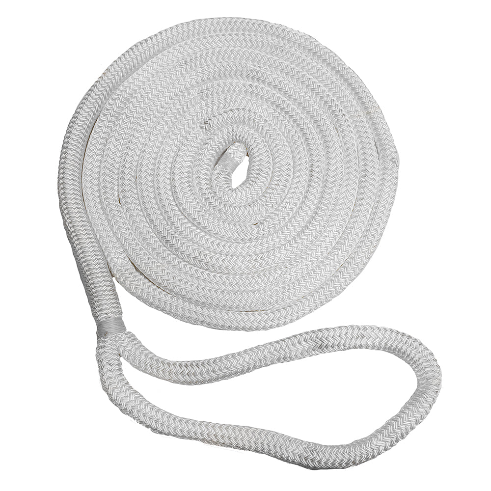 New England Ropes 5/8" Double Braid Dock Line - White - 35 [C5050-20-00035]