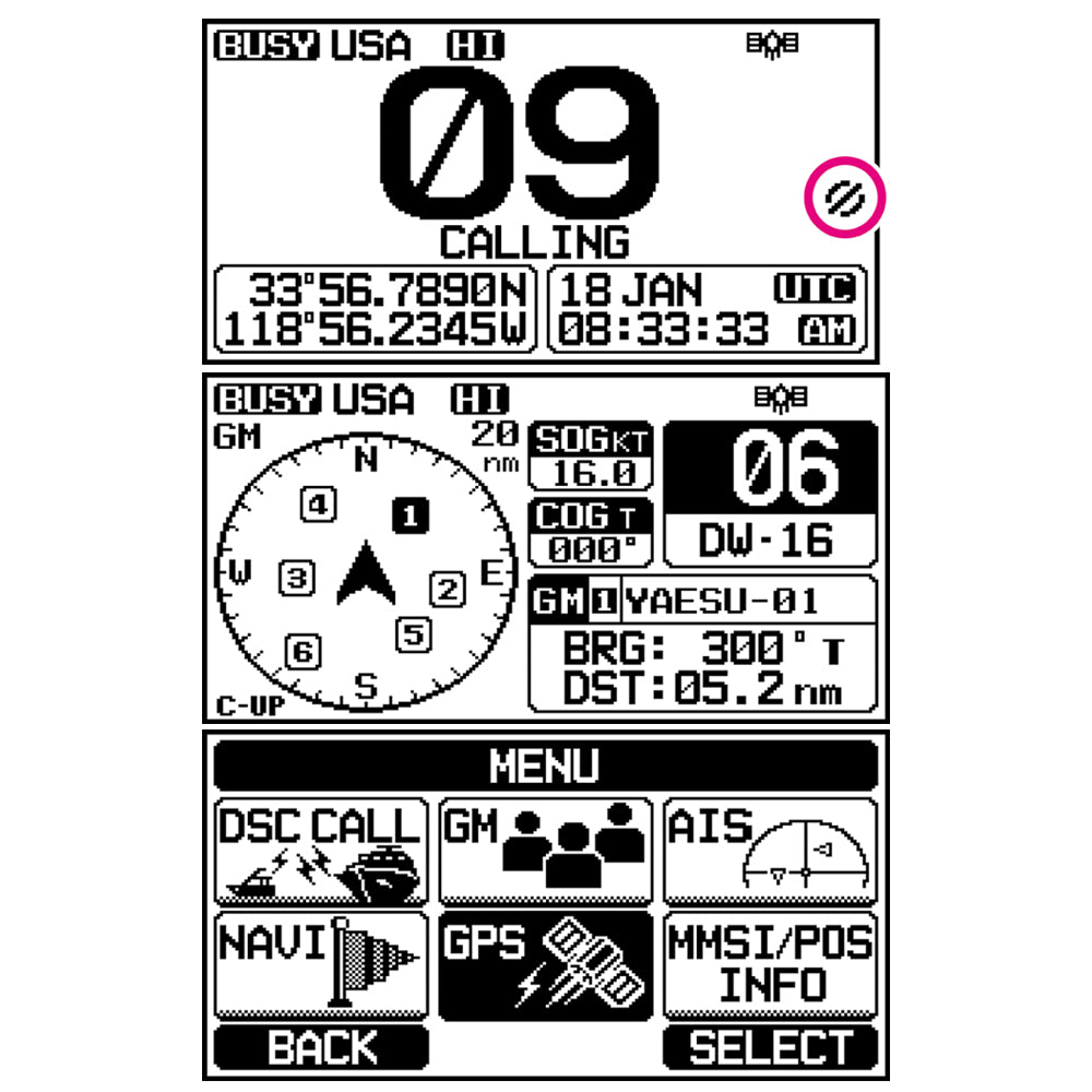 Standard Horizon GX2400B Matrix Black VHF w/AIS, Integrated GPS, NMEA 2000 30W Hailer,  Speaker Mic [GX2400B]