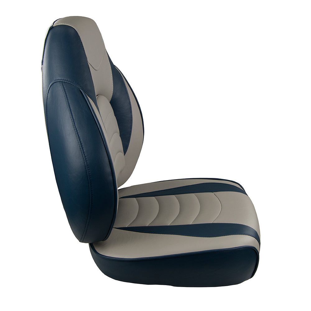 Springfield Fish Pro High Back Folding Seat - Blue/Grey [1041631-1]