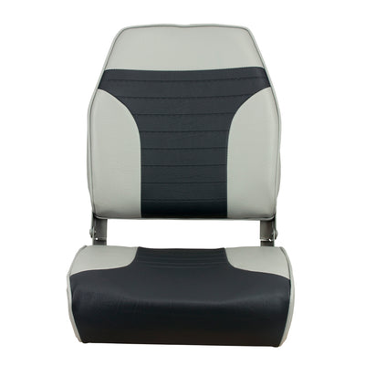 Springfield High Back Multi-Color Folding Seat - Grey/Charcoal [1040663]
