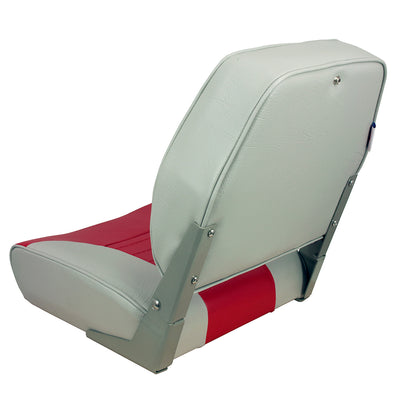 Springfield Economy Multi-Color Folding Seat - Grey/Red [1040655]