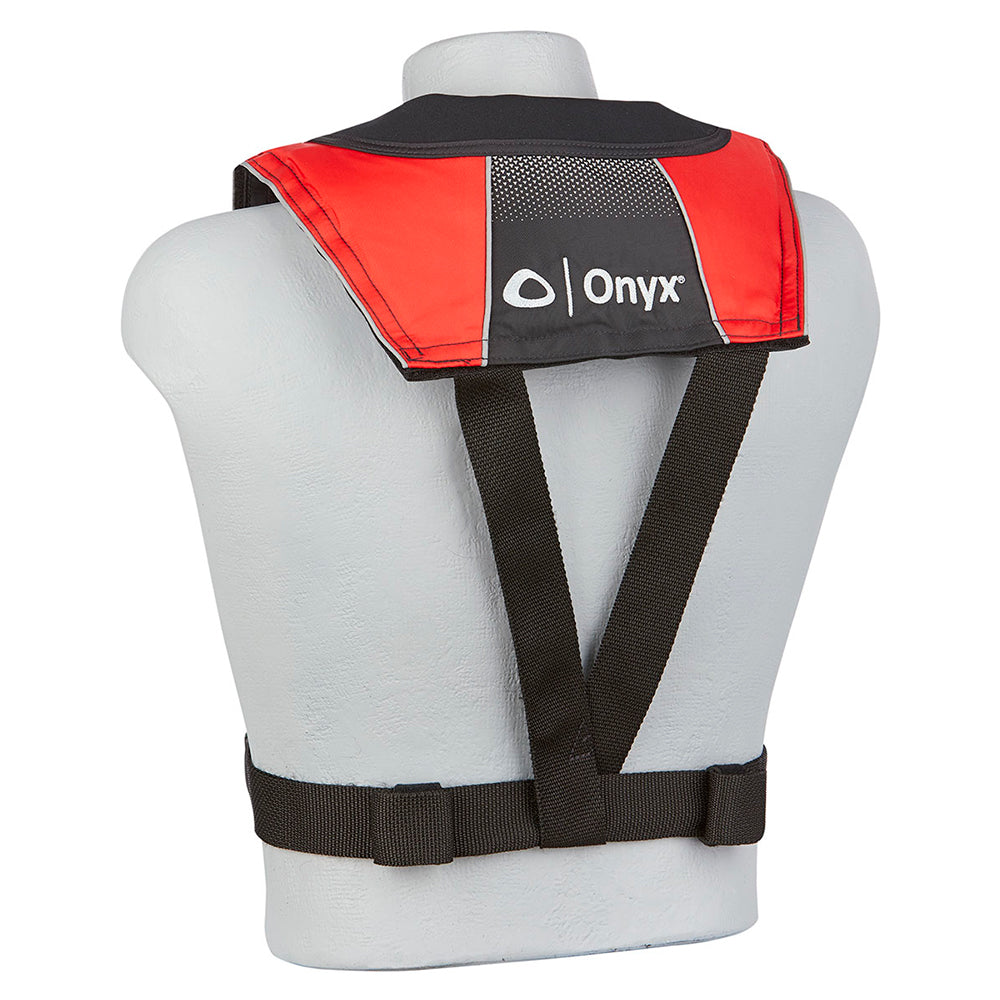 Onyx A/M-24 Series All Clear Automatic/Manual Inflatable Life Jacket - Black/Red - Adult [132200-100-004-20]