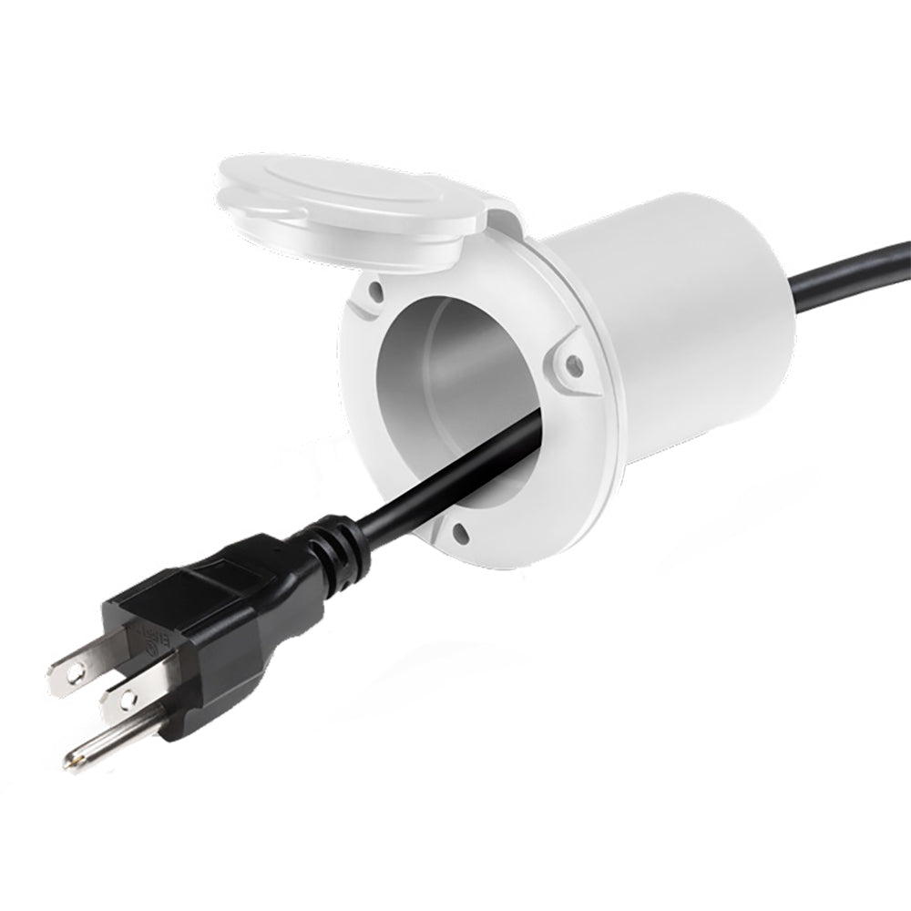 Guest AC Universal Plug Holder - White [150PHW]