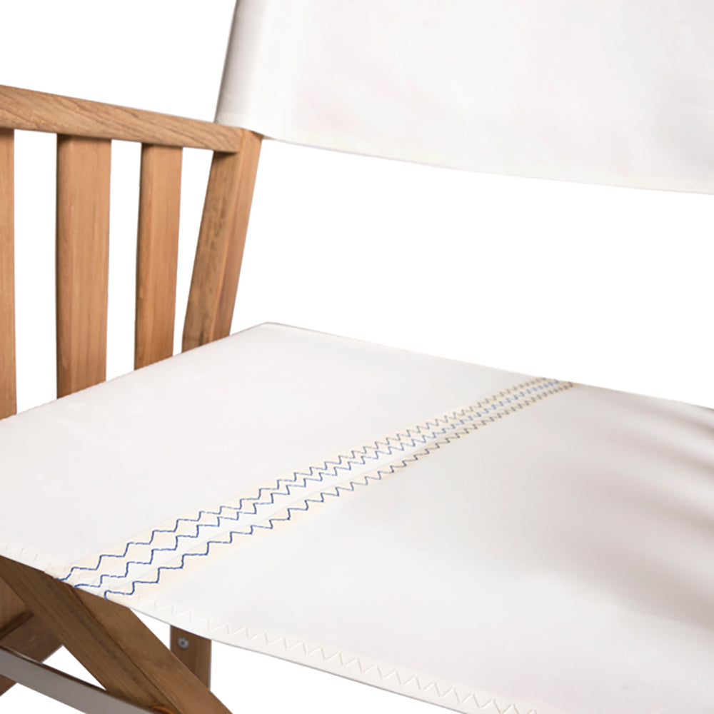 Whitecap Directors Chair II w/Sail Cloth Seating - Teak [61054]