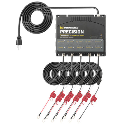 Minn Kota On-Board Precision Charger MK-550 PCL 5 Bank x 10 AMP LI Optimized Charger [1835500] - Themarineking