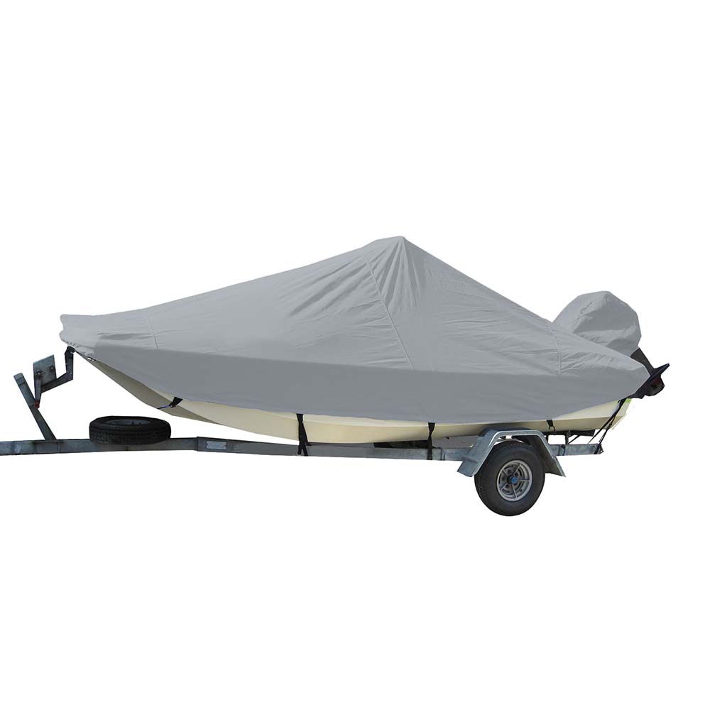 Carver Sun-DURA Styled-to-Fit Boat Cover f/18.5 Bay Style Center Console Fishing Boats - Grey [71018S-11]