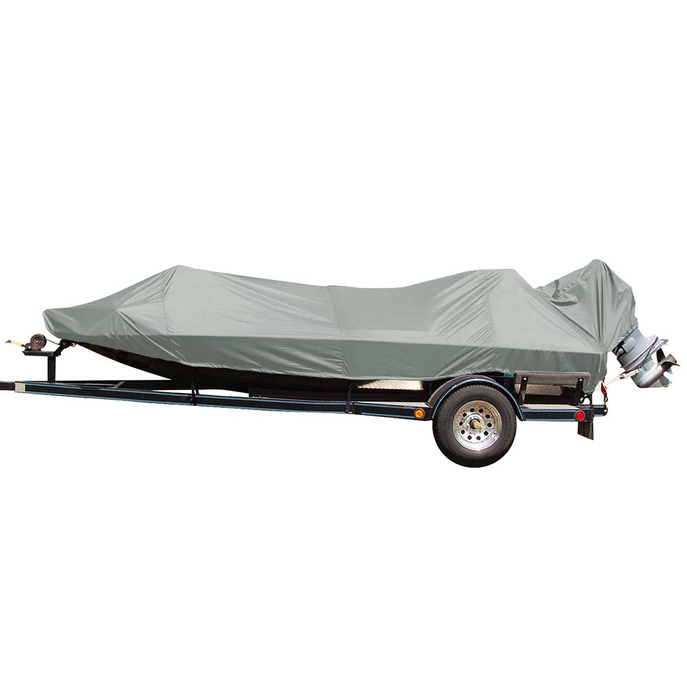 Carver Poly-Flex II Styled-to-Fit Boat Cover f/15.5 Jon Style Bass Boats - Grey [77815F-10]
