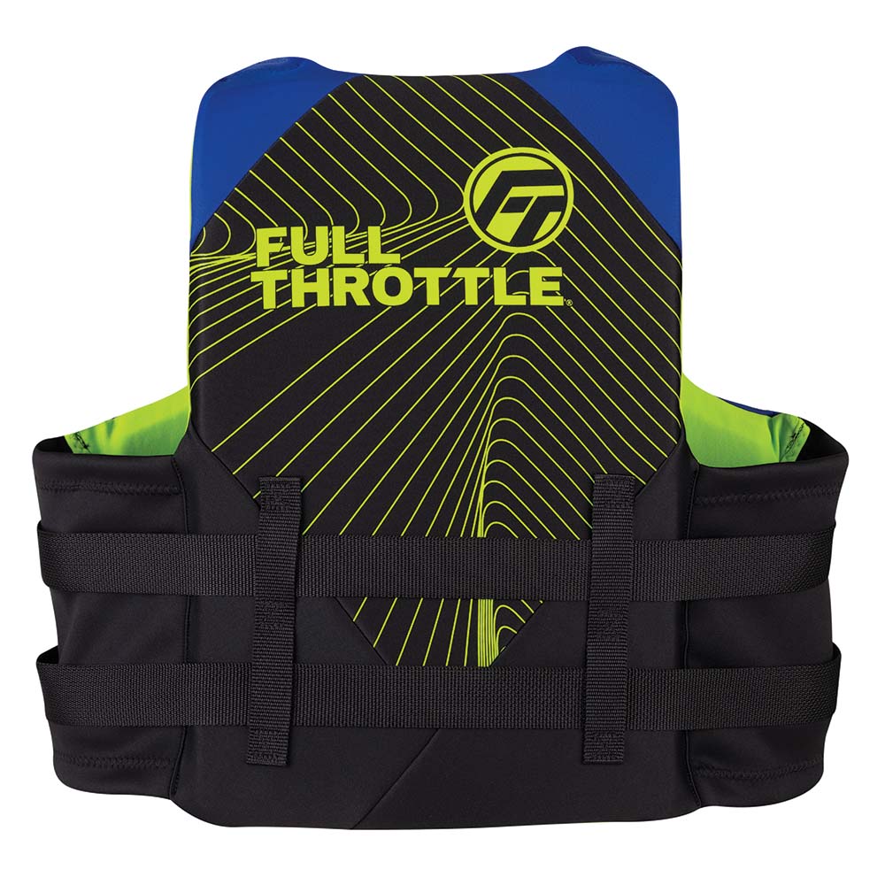 Full Throttle Adult Rapid-Dry Life Jacket - 2XL/4XL - Blue/Black [142100-500-080-22]